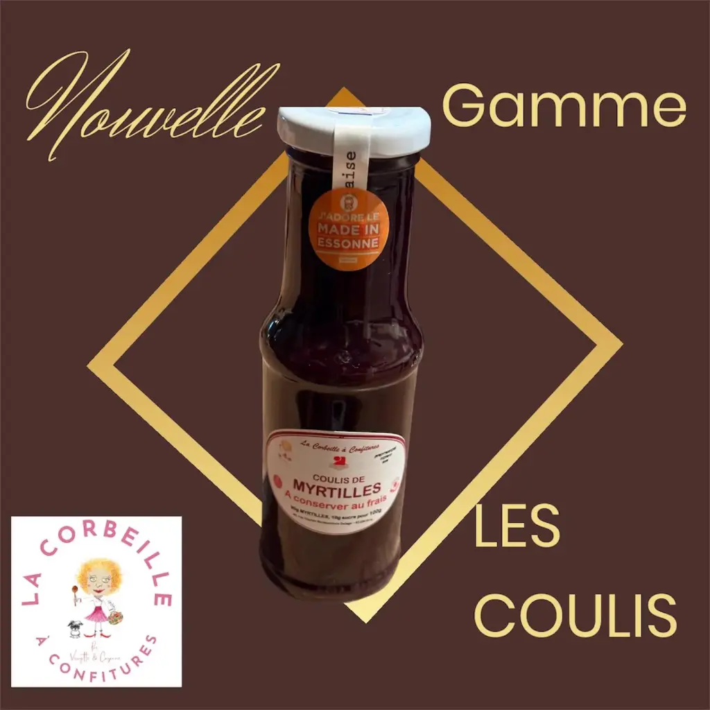 Coulis de Myrtille – Dessert artisanal 100% naturel