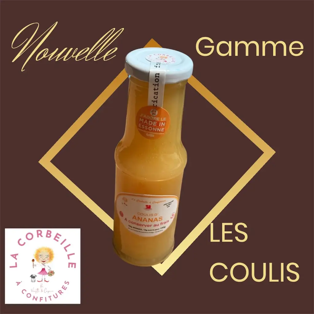 Coulis d’Ananas – Dessert artisanal 100% naturel