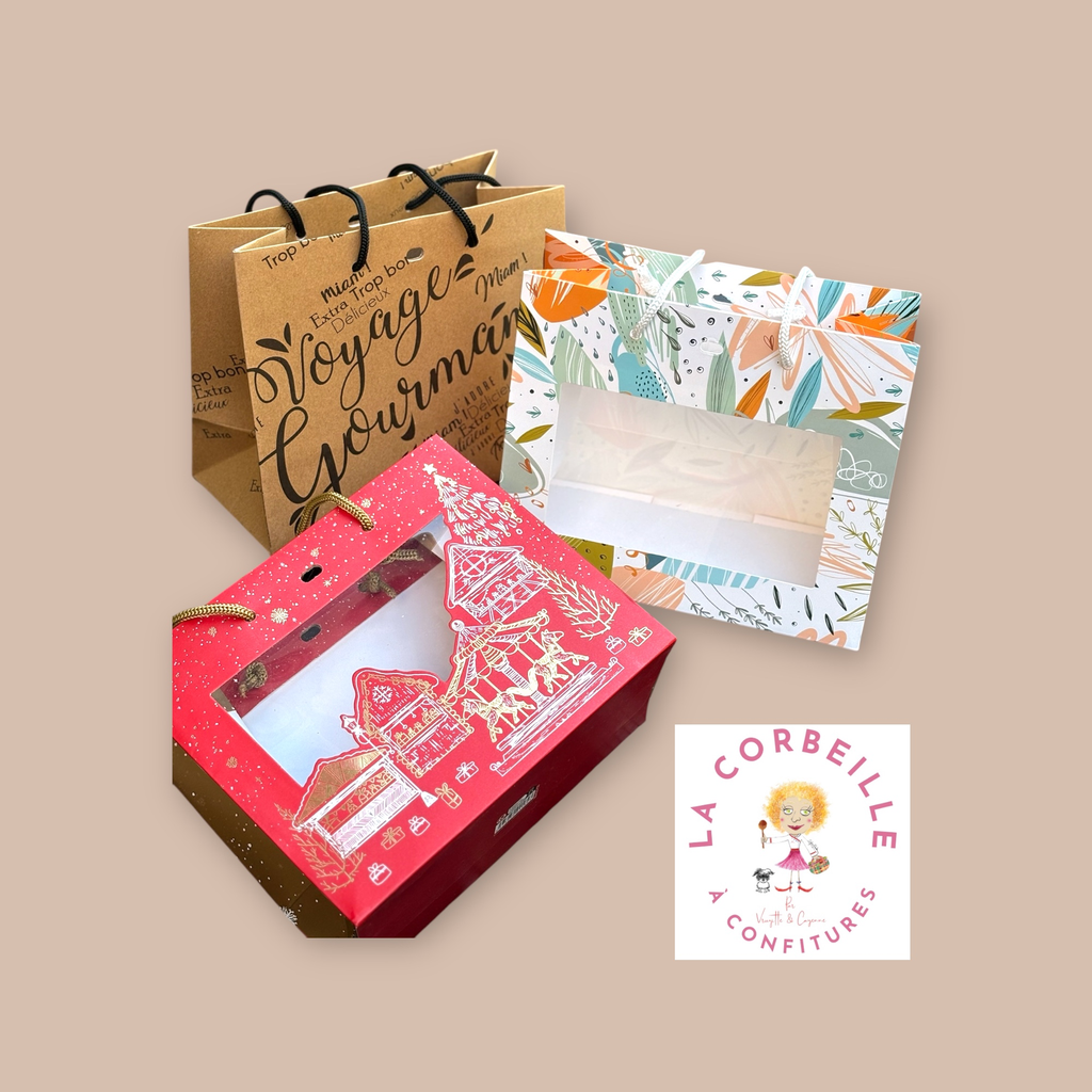 ÉCRINS GOURMANDS - PRESENTATIONS ELEGANTES POUR VOS CADEAUX (KRAFT)