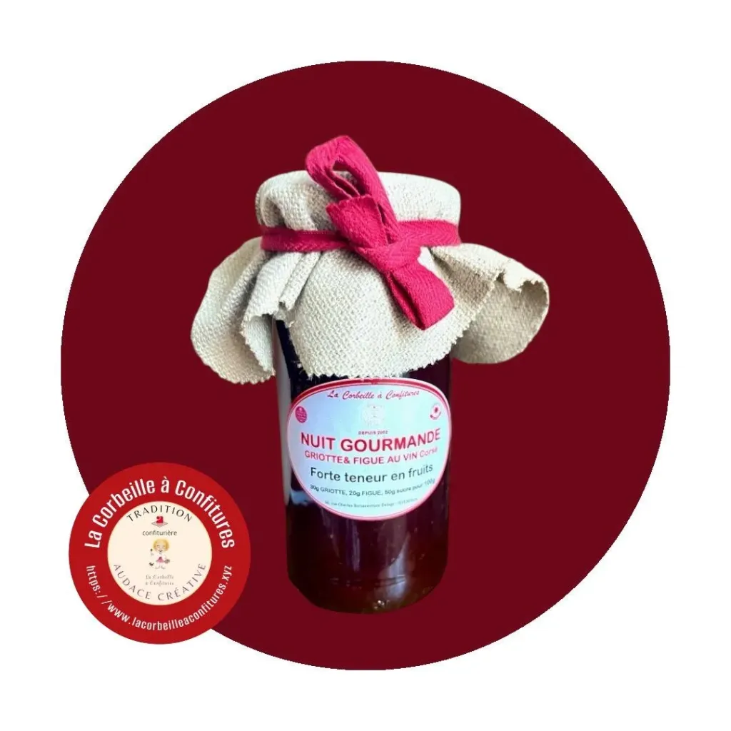 Confiture Nuit Gourmande – Cerise, Figue & Cacao Grand Cru