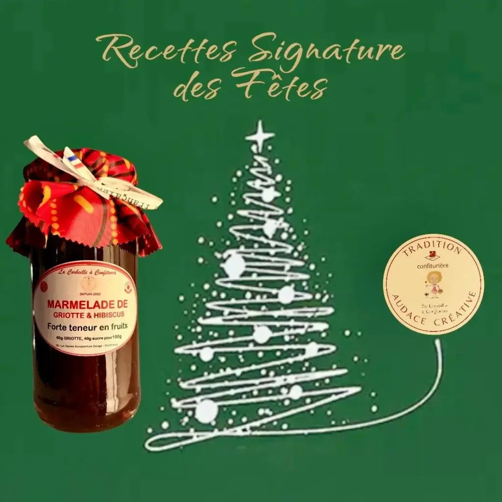 MARMELADE DE GRIOTTE ET HIBISCUS