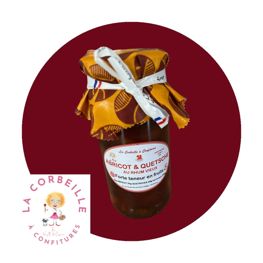 ABRICOT ET QUETSCHE AU RHUM VIEUX